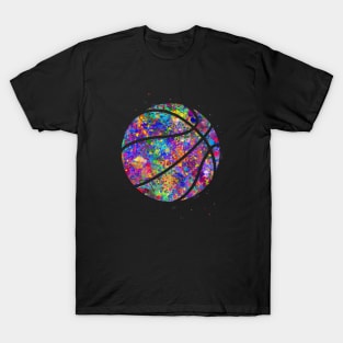 Basketball Ball watercolor T-Shirt